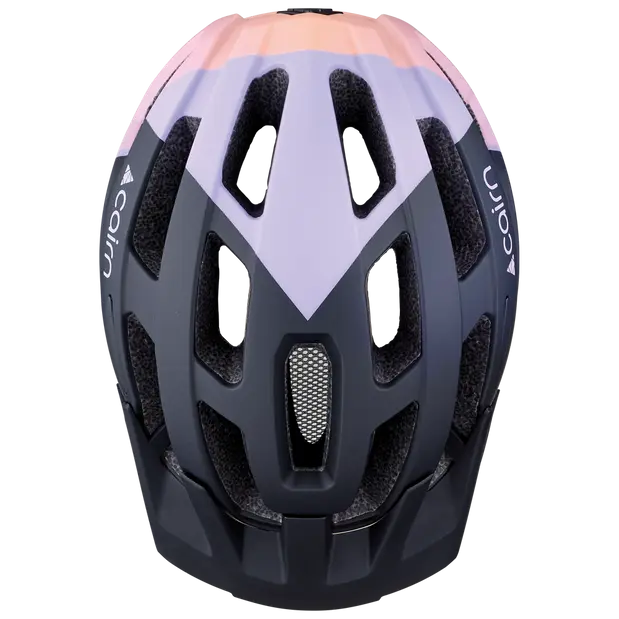 Cairn Prism XTR II Mat Black Lilac | Leichter Fahrradhelm für MTB & City