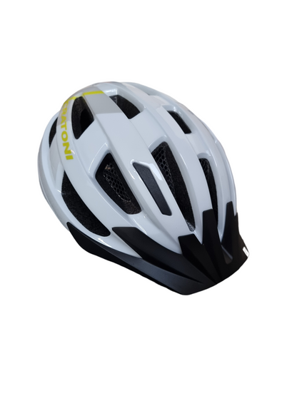 CRATONI Velo-X Fahrradhelm black white | Damen und Herren mit Rücklicht E-Bike Trekking