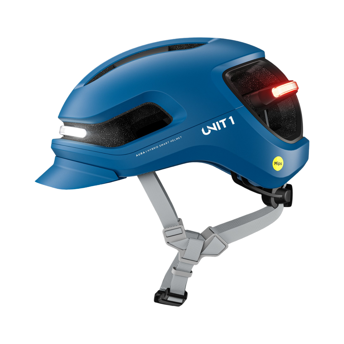 Unit1 AURA Smart Helm – E-Bike Helm mit Beleuchtung, Blinkern & Crash Alert