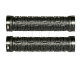 NG Sports Tulsee Lock-On Griff – 140mm, 31.5mm, Black/Black – Ergonomischer Fahrradgriff mit Kunststoff-Endstopfen - FastMove