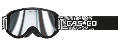 Casco AX-30 PC Skibrille Snowboardbrille Kinder-Skibrille schwarz weiß Sonne UV