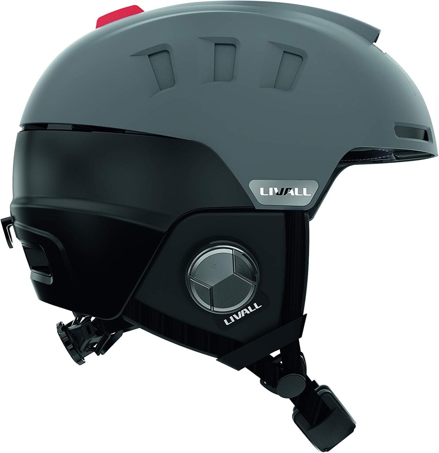 Livall Skihelm RS1 grau | Smarter Skihelm