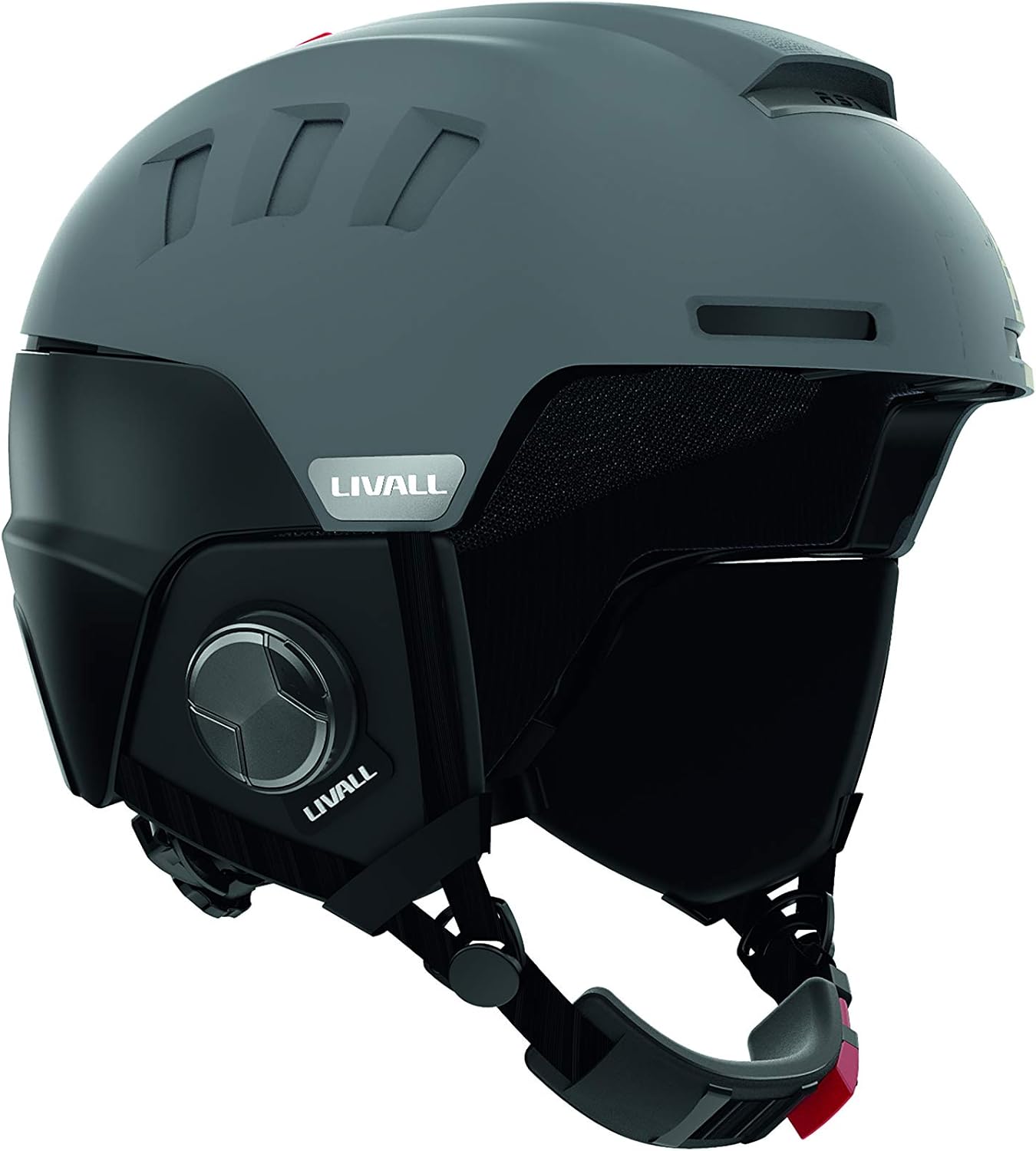 Livall Skihelm RS1 grau | Smarter Skihelm