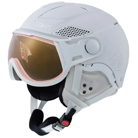 Cairn HELIOS EVOLIGHT NXT® | Skihelm mit Photochrom-Visier und Premium-Design weiss