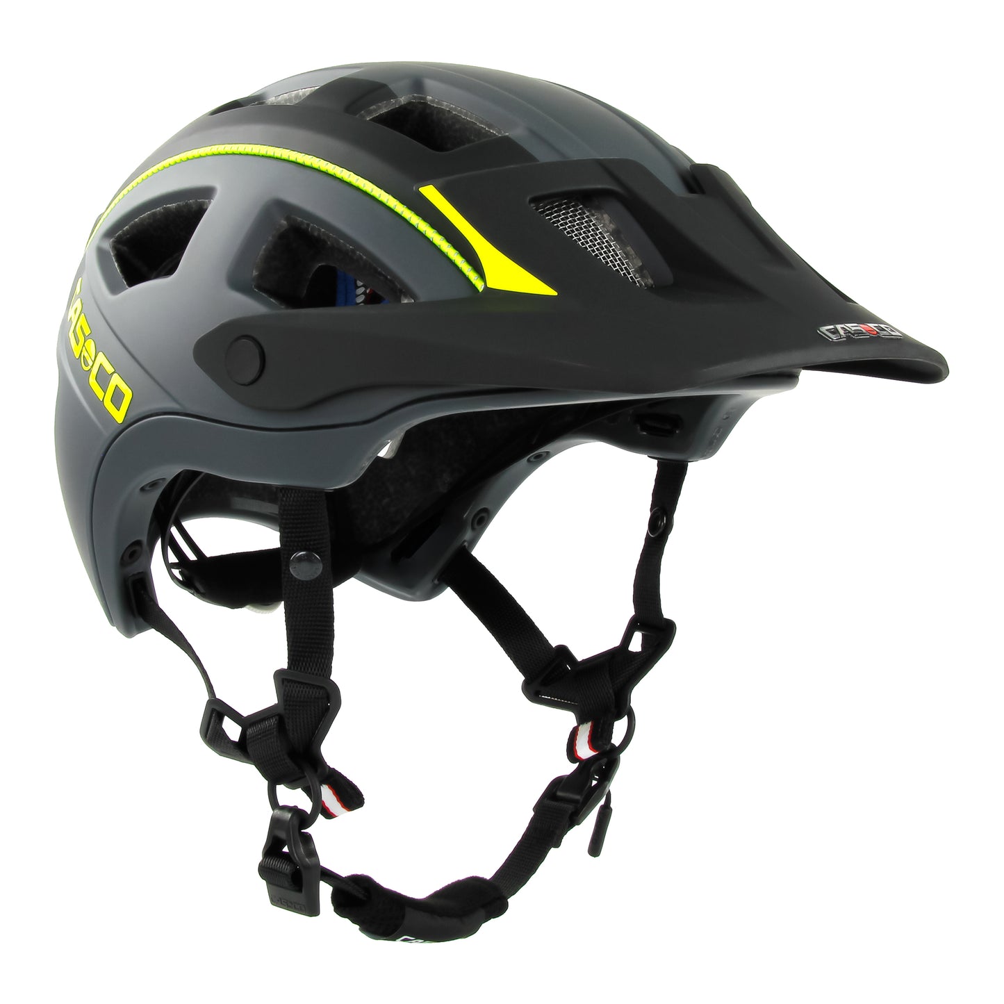 Casco MTBE2 Mountainbike Helm Schwarz-Neongelb Matt | Erwachsene