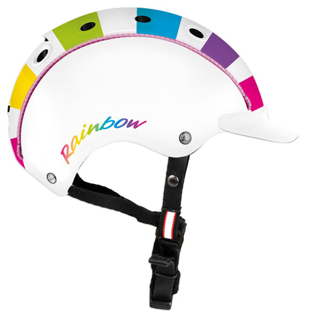 Casco MINI2 Regenbogen Skihelm | Kinderskihelm Kinderhelm.