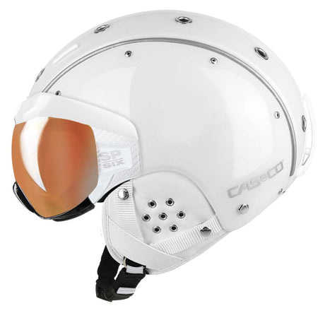 CASCO SP-6 Visier Helm - Weiß Skihelm | Design & maximale Sicherheit.
