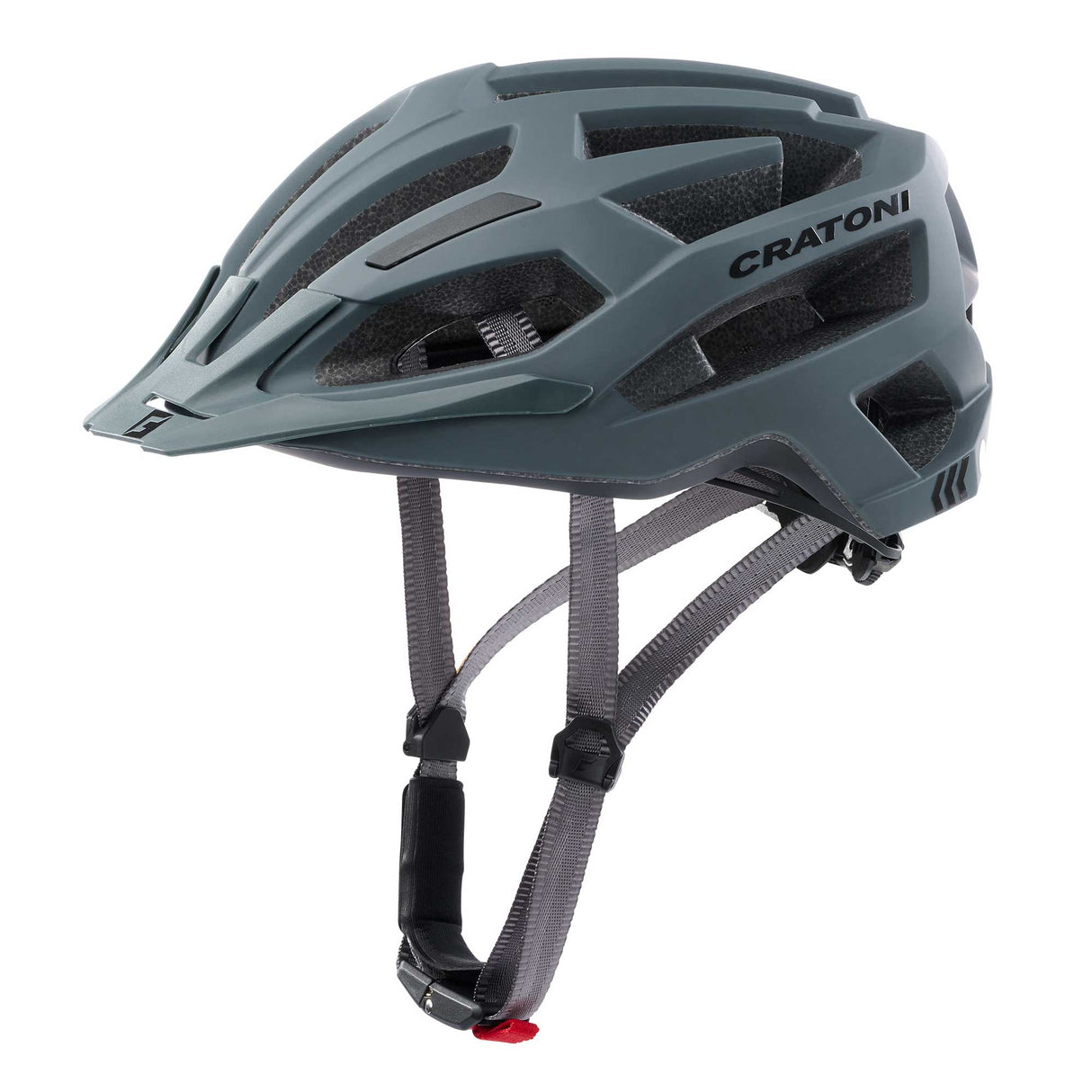 Cratoni C-FLASH Grey Matt Helm – Fahrradhelm für Trails und Stadtfahrten