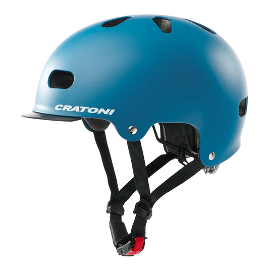 CRATONI C-Mate blau | mit Rücklicht | Herren Jugend Skater Helm