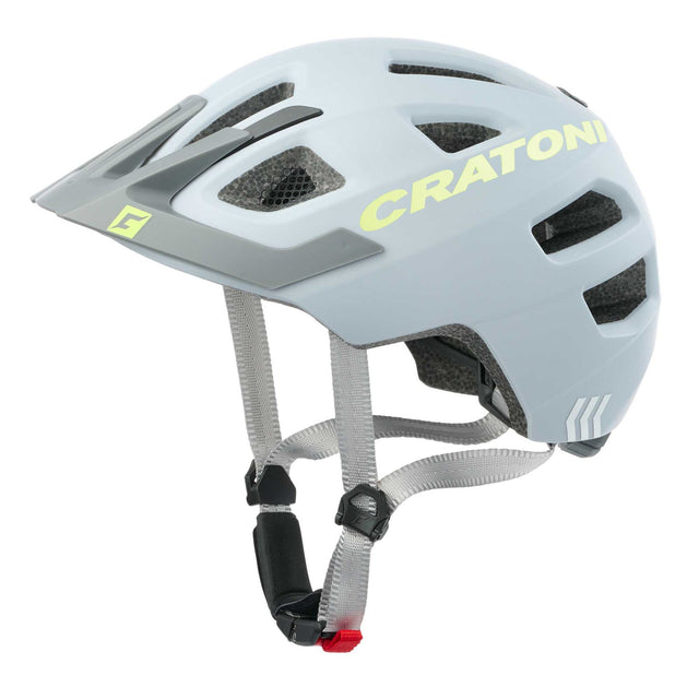 CRATONI Maxster Pro Kinder Fahrradhelm Rücklicht und abnehmbarem Visier.