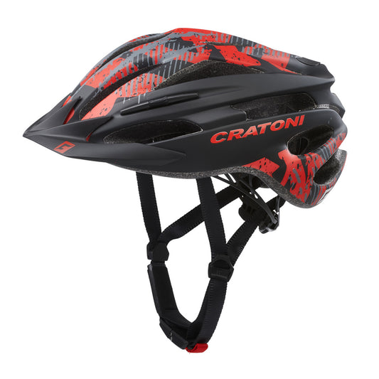 Cratoni Pacer Jr. black-red matt | Fahrradhelm Rad Kinderhelm | Jugend Kinder