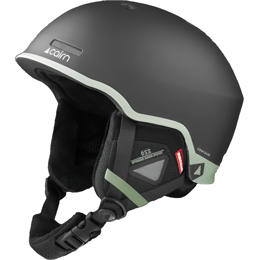 Cairn CENTAURE RESCUE – Skihelm mit RECCO®-Technologie und Leichtbauweise black khaki