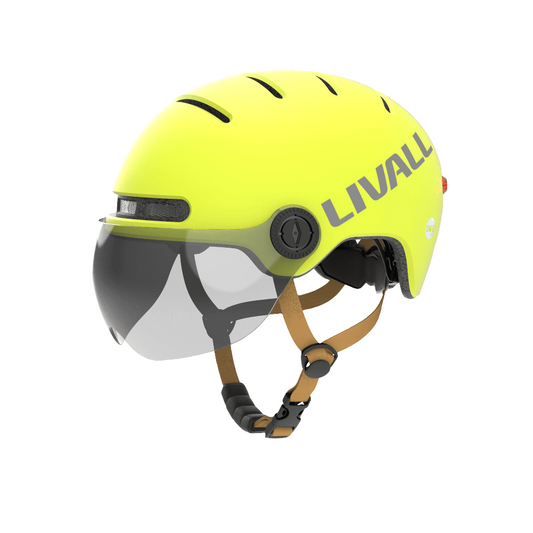 Livall L23 signalgelb Helm | Pedelec Smarthelm Fahrradhelm gelb