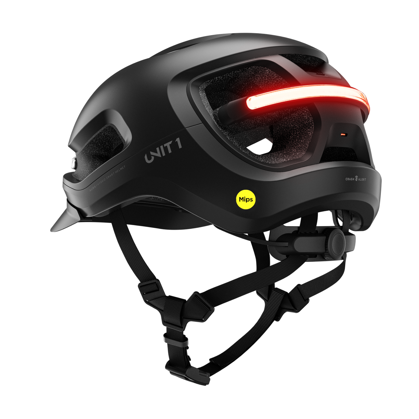 Unit1 AURA Smart Helm – E-Bike Helm mit Beleuchtung, Blinkern & Crash Alert