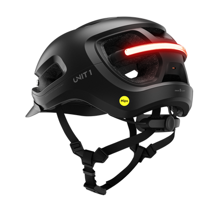 Unit1 AURA Smart Helm – E-Bike Helm mit Beleuchtung, Blinkern & Crash Alert