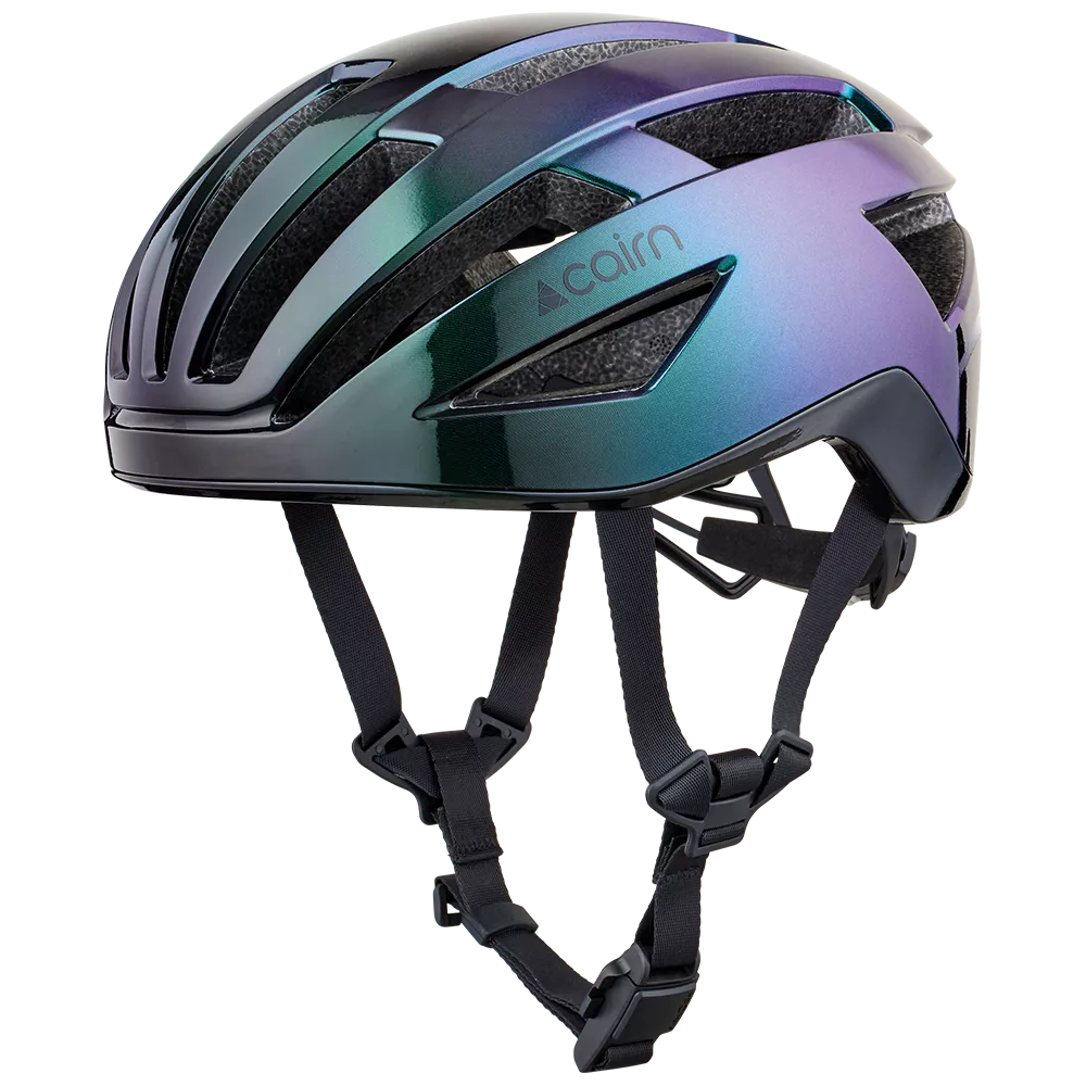 Cairn Atom Shiny Chameleon | Leichter Rennrad- und Gravelhelm