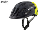 Cairn Fusion LED Black Neon Yellow | City- und MTB Helm mit LED-Licht