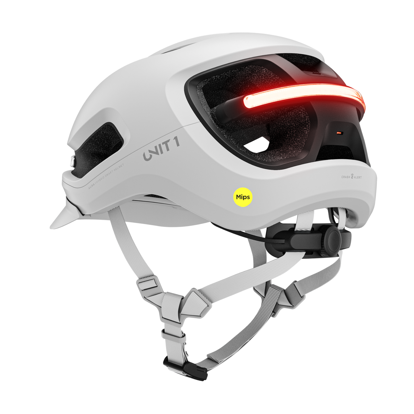 Unit1 AURA Smart Helm – E-Bike Helm mit Beleuchtung, Blinkern & Crash Alert