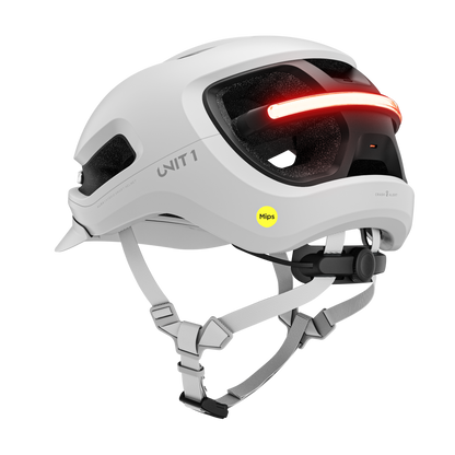 Unit1 AURA Smart Helm – E-Bike Helm mit Beleuchtung, Blinkern & Crash Alert