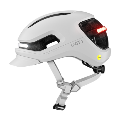 Unit1 AURA Smart Helm – E-Bike Helm mit Beleuchtung, Blinkern & Crash Alert