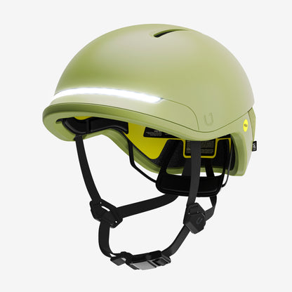 Unit1 FARO Smart Helm – Urban Fahrradhelm mit Beleuchtung, Blinkern & Crash Alert