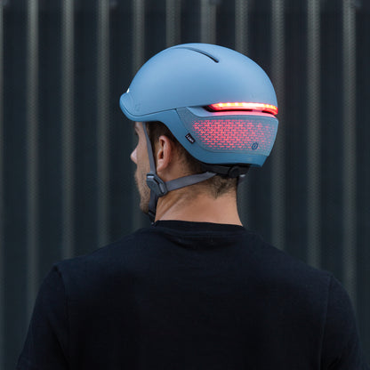 Unit1 FARO Smart Helm – Urban Fahrradhelm mit Beleuchtung, Blinkern & Crash Alert