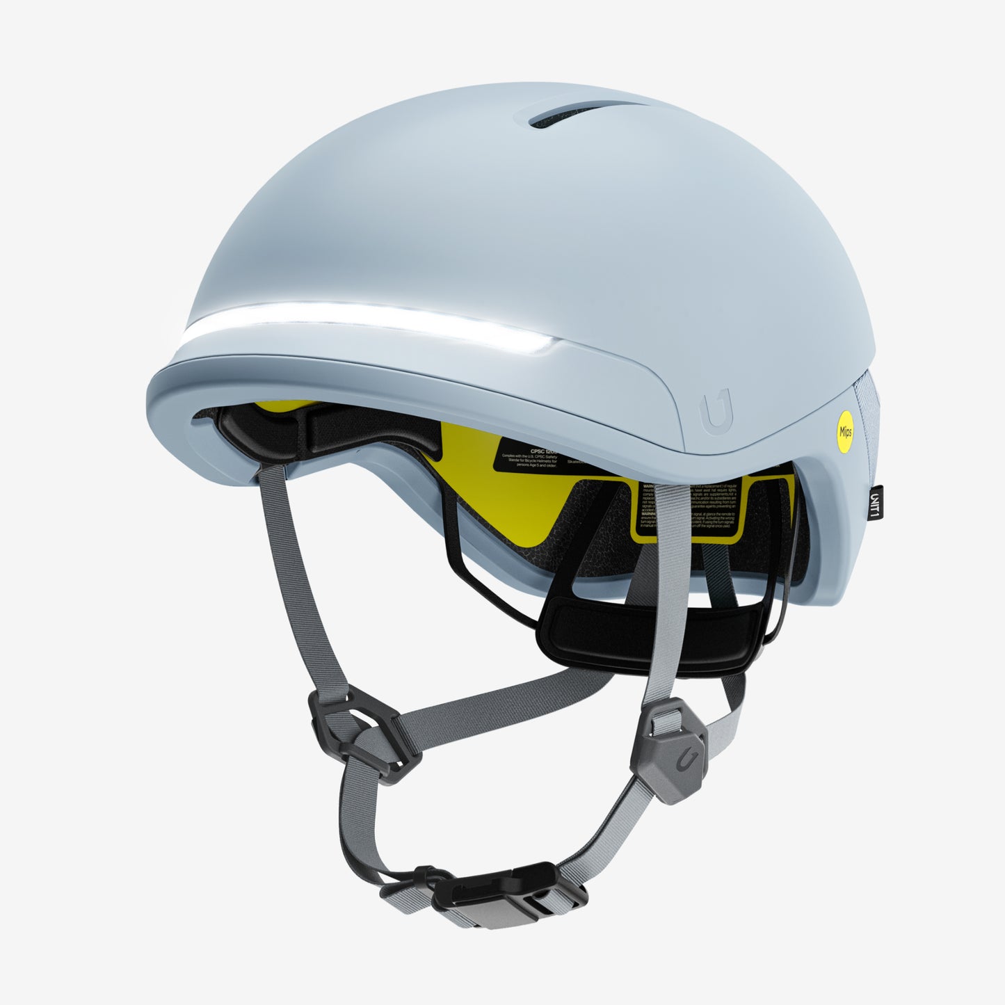 Unit1 FARO Smart Helm – Urban Fahrradhelm mit Beleuchtung, Blinkern & Crash Alert