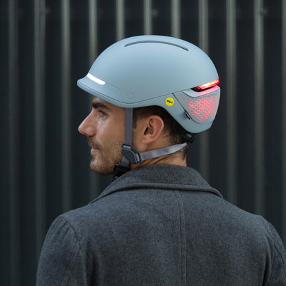 Unit1 FARO Smart Helm – Urban Fahrradhelm mit Beleuchtung, Blinkern & Crash Alert