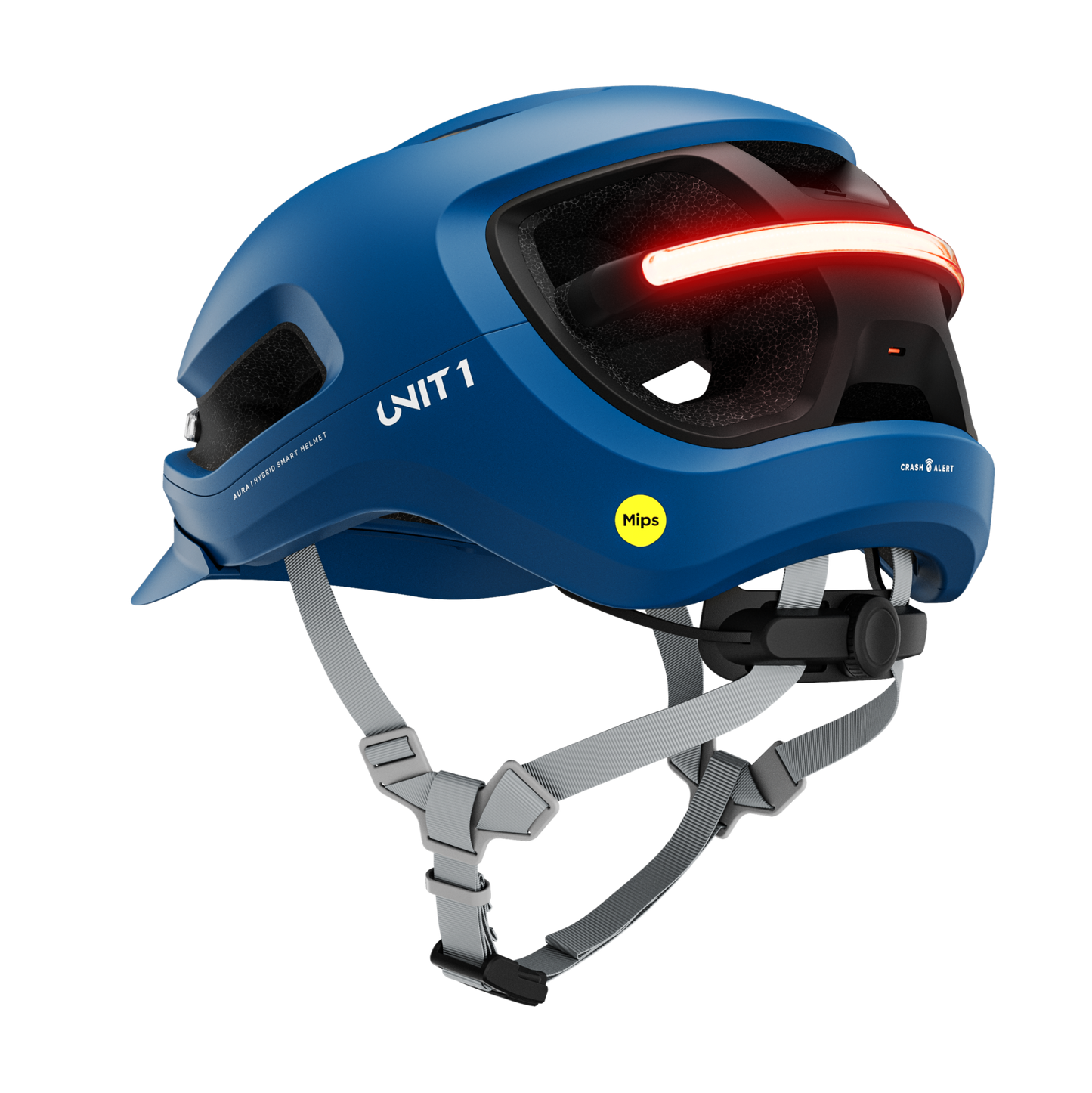 Unit1 AURA Smart Helm – E-Bike Helm mit Beleuchtung, Blinkern & Crash Alert