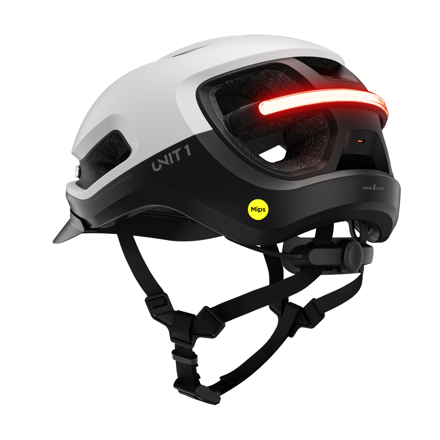 Unit1 AURA Smart Helm – E-Bike Helm mit Beleuchtung, Blinkern & Crash Alert