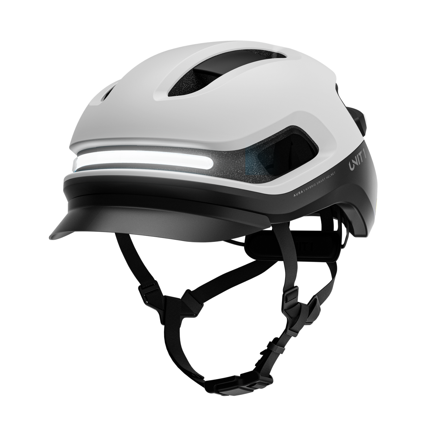 Unit1 AURA Smart Helm – E-Bike Helm mit Beleuchtung, Blinkern & Crash Alert