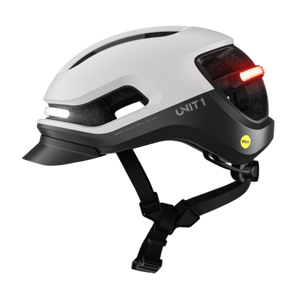 Unit1 AURA Smart Helm – E-Bike Helm mit Beleuchtung, Blinkern & Crash Alert