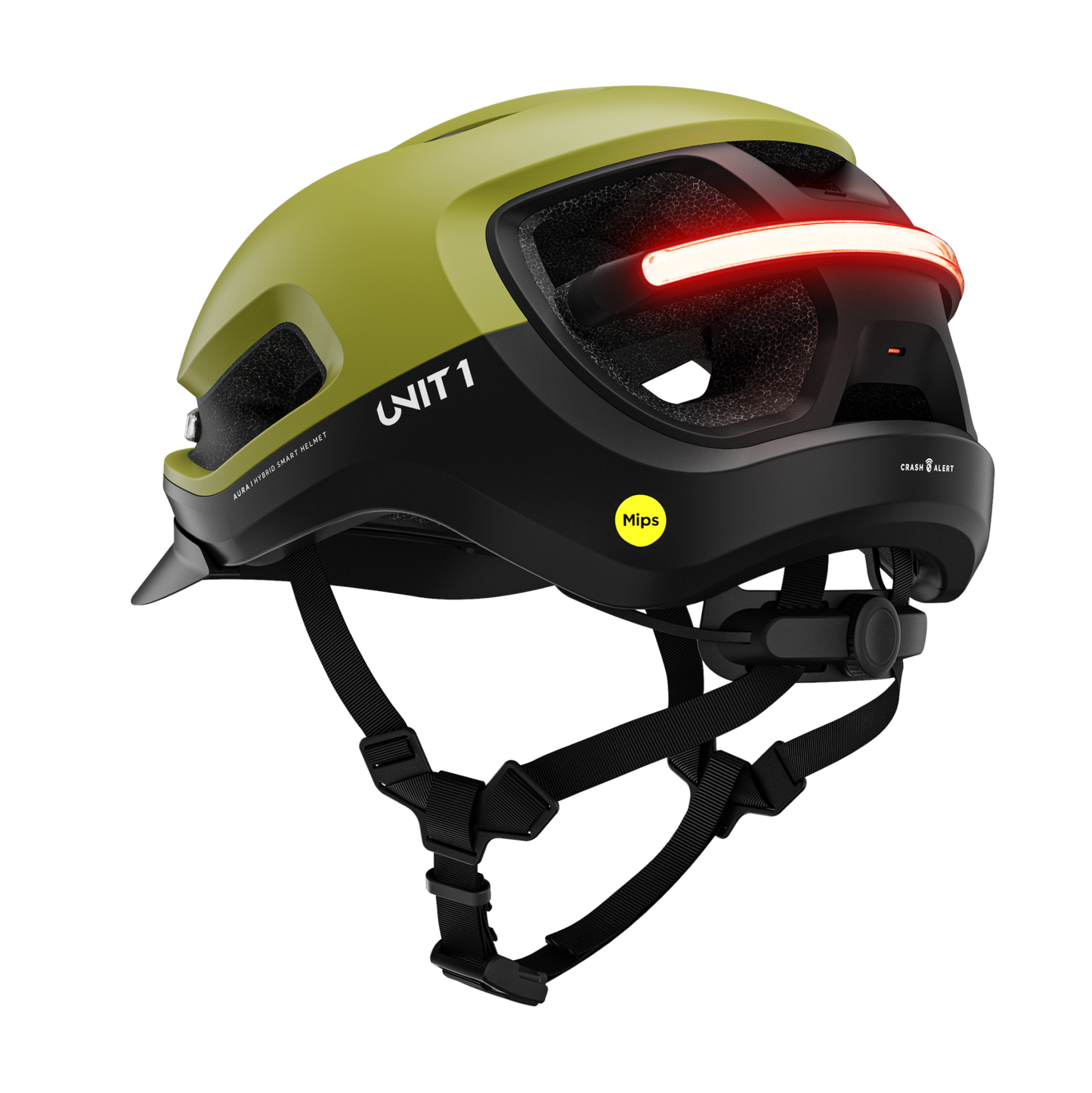 Unit1 AURA Smart Helm – E-Bike Helm mit Beleuchtung, Blinkern & Crash Alert