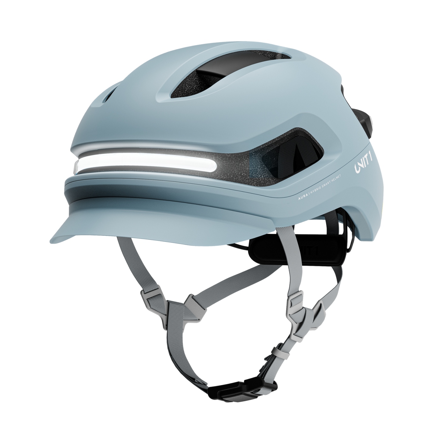 Unit1 AURA Smart Helm – E-Bike Helm mit Beleuchtung, Blinkern & Crash Alert