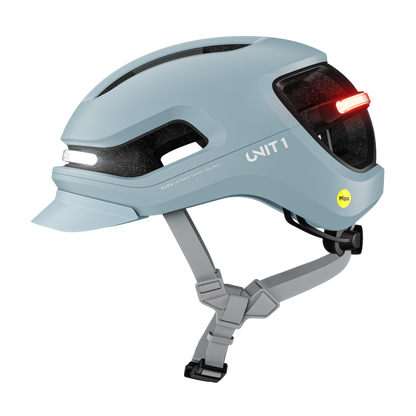 Unit1 AURA Smart Helm – E-Bike Helm mit Beleuchtung, Blinkern & Crash Alert